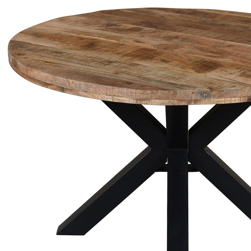Worldwide Home Furnishings Round Arhan Dining Table with Pedestal Base 201-580NT IMAGE 7