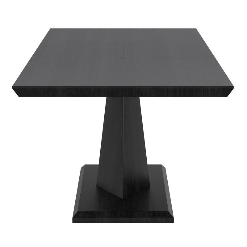 !nspire Eclipse Dining Table with Pedestal Base 201-860BLK IMAGE 4