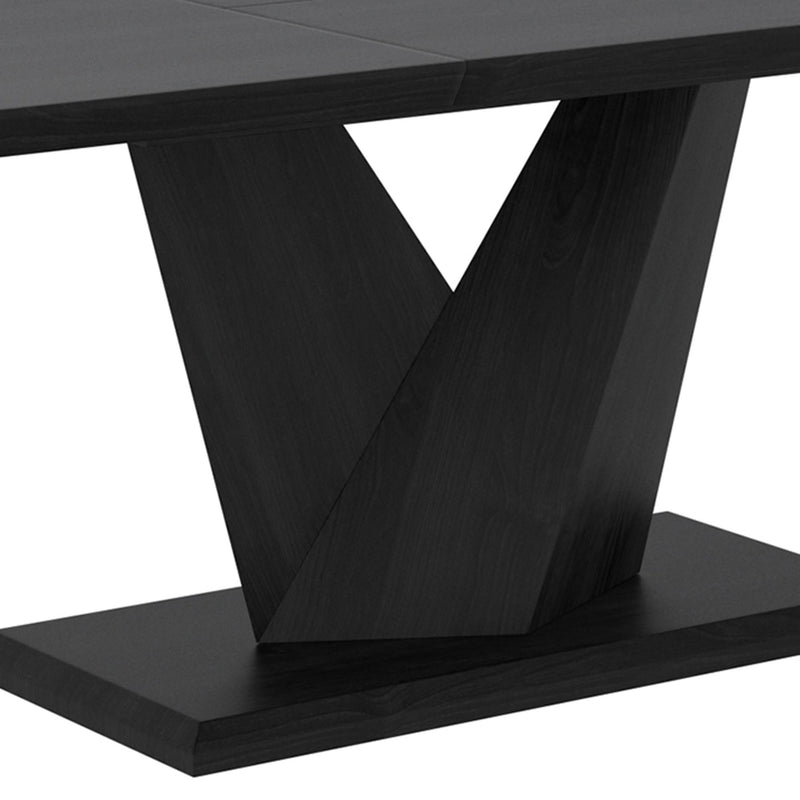 !nspire Eclipse Dining Table with Pedestal Base 201-860BLK IMAGE 6