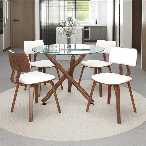 Worldwide Home Furnishings Rocca/Zuni 5 pc Dinette 207-264_581PUWT IMAGE 1