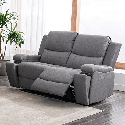 IFDC Power Reclining Fabric Loveseat IF 8030 - L IMAGE 1