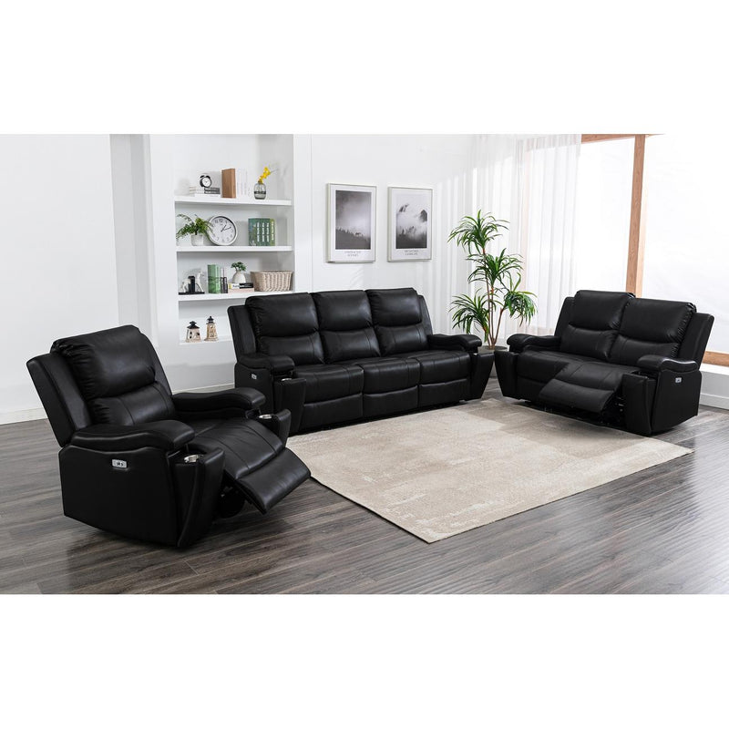 IFDC Power Reclining Bonded Leather Loveseat IF 8032 - L IMAGE 3