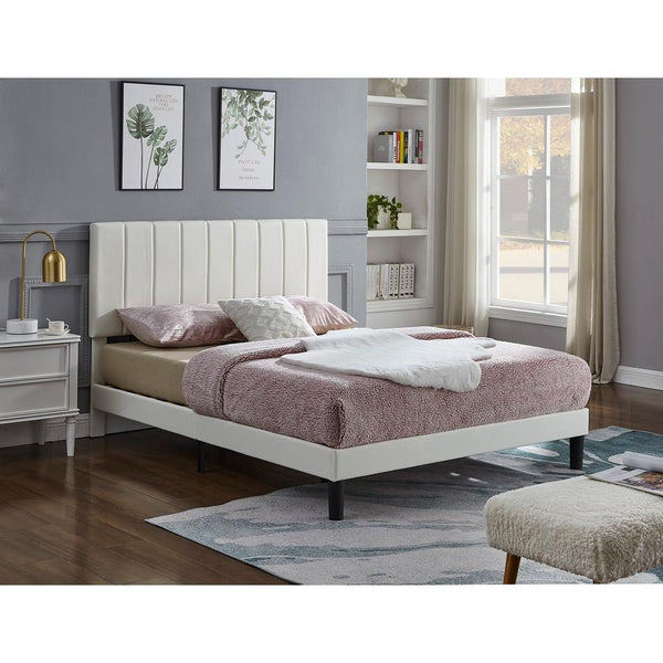 IFDC Queen Upholstered Platform Bed IF 5362 - 60 IMAGE 1
