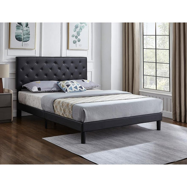IFDC Queen Upholstered Platform Bed IF 5380 - 60 IMAGE 1