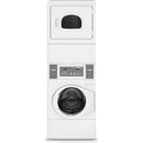 Huebsch Gas Stacked Washer and Dryer Commercial Laundry Center HTGNYASP096CW01 IMAGE 1