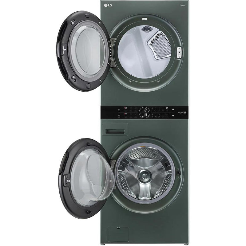 LG Stacked Washer/Dryer Electric Laundry center with WashTower™ WKEX200HGA IMAGE 4