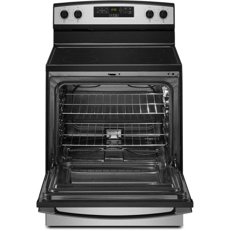 Amana 30-inch Freestanding Electric Range with Temp Assure™ Cooking System AER6303MMS IMAGE 3