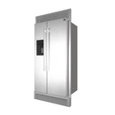  Forno 36-inch, 20 cu. ft. Freestanding Side-by-Side Refrigerator FFRBI1844-36SB IMAGE 12
