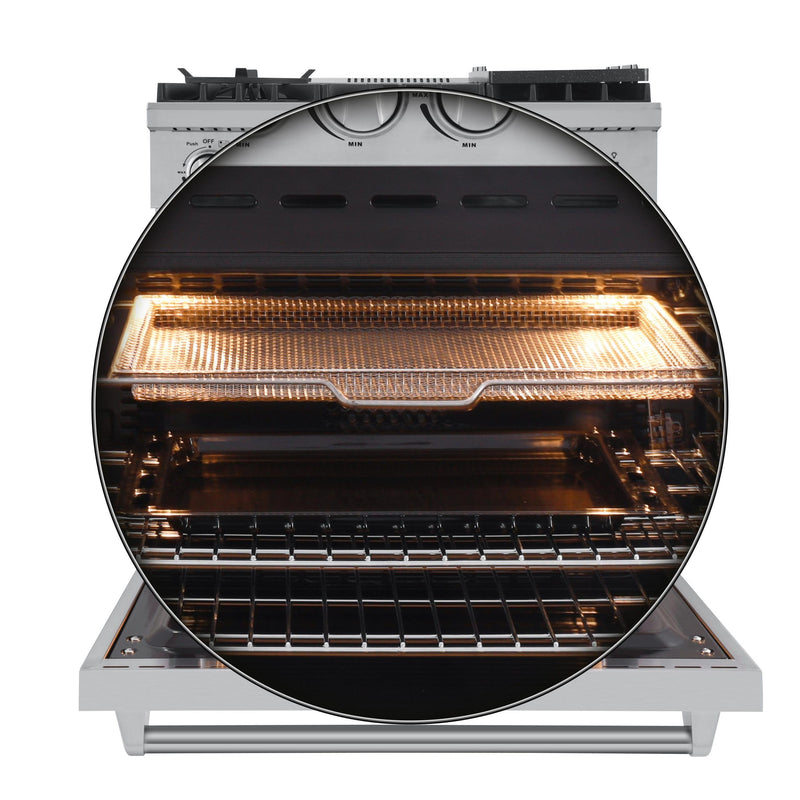  Forno 30-inch Freestanding Gas Ranger with Air Fry Technology FFSGS6276-30 IMAGE 7