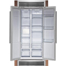  Forno 37-inch, 15.62 cu. ft. Built-in Side-by-Side Refrigerator FFRBI1805-37SG IMAGE 2