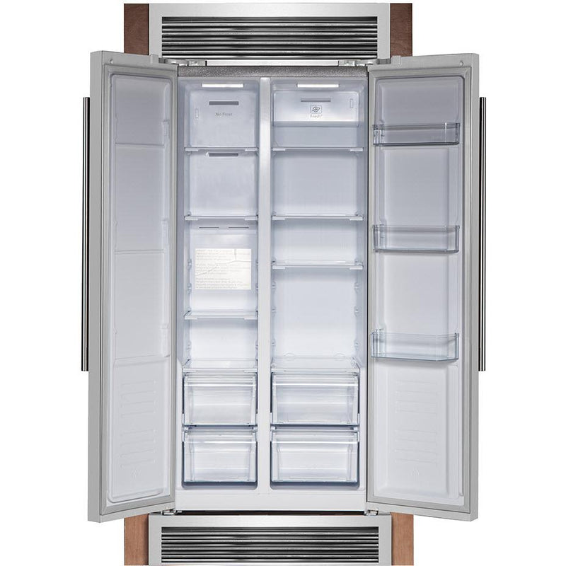  Forno 37-inch, 15.62 cu. ft. Built-in Side-by-Side Refrigerator FFRBI1805-37SG IMAGE 2