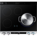  Samsung 30-inch Slide-in Electric Induction Range with WI-FI Connect NE63BB891112/AC IMAGE 9