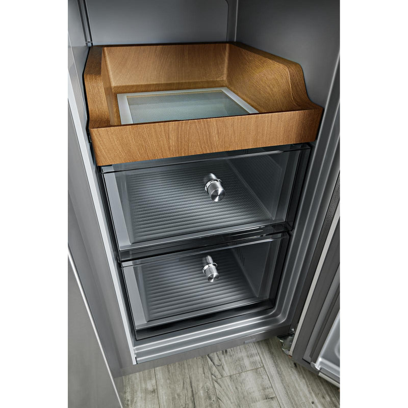 KitchenAid 36-inch, 19.4 cu. ft. Counter-Depth 4-Door Refrigerator with PrintShield™ Finish KRQC506MPS IMAGE 13