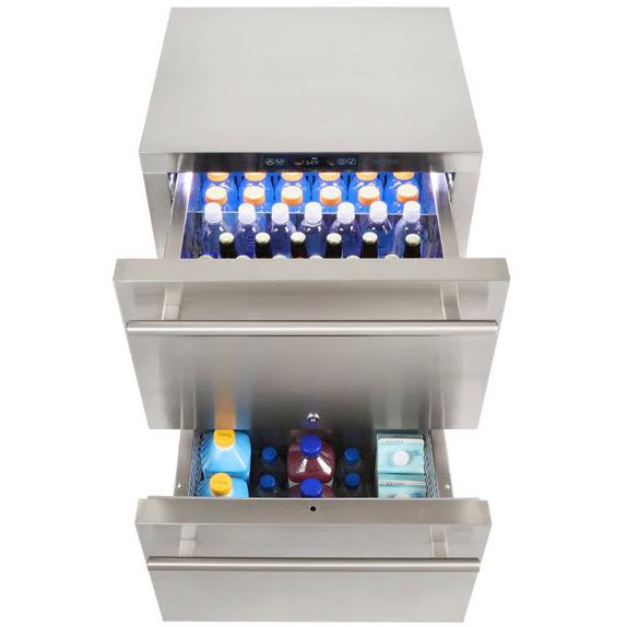 Sapphire 24in Outdoor Built-In Under-Counter Refrigeration Drawers SRD24OD IMAGE 2