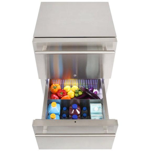 Sapphire 24in Outdoor Built-In Under-Counter Refrigeration Drawers SRD24OD IMAGE 4