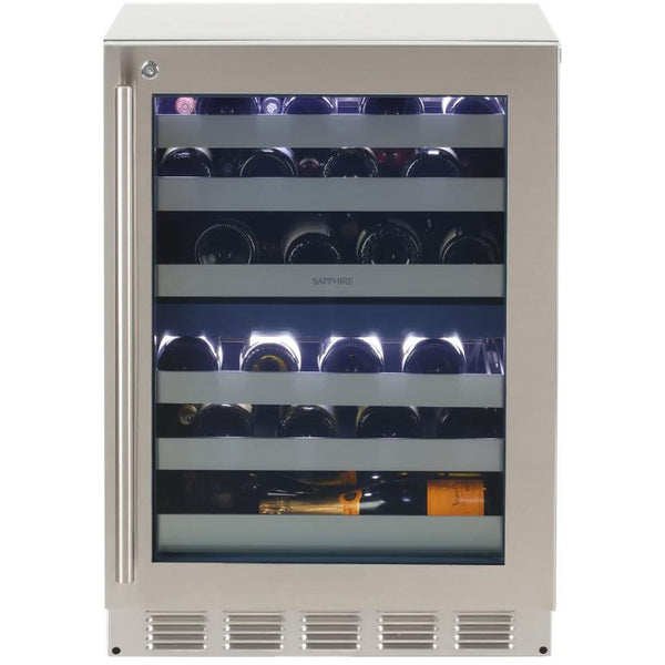 Sapphire 43-Bottle Wine Cooler with Dual Zones SW24DZSS IMAGE 1