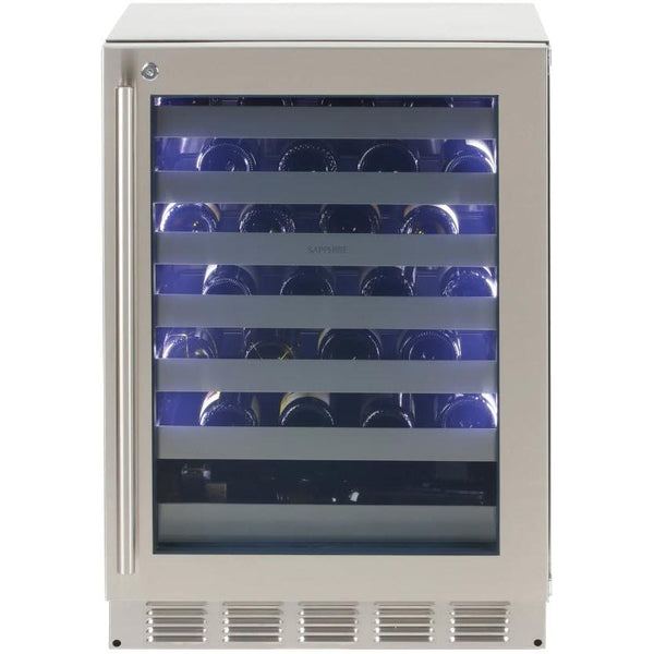 Sapphire 51-Bottle Wine Cooler with Single Zones SW24SZSS IMAGE 1
