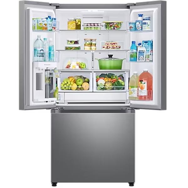 Samsung 33-inch, 24.5 cu. ft. French 3-Door Refrigerator with Beverage Center™ & AutoFill Water Pitcher RF25C5551SR/AA IMAGE 3