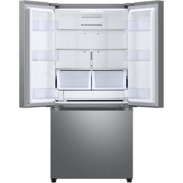 Samsung 33-inch, 25 cu. ft. French 3-Door Refrigerator with Dual Auto Ice Maker with Ice Bites™ RF25C5151SR/AA IMAGE 2