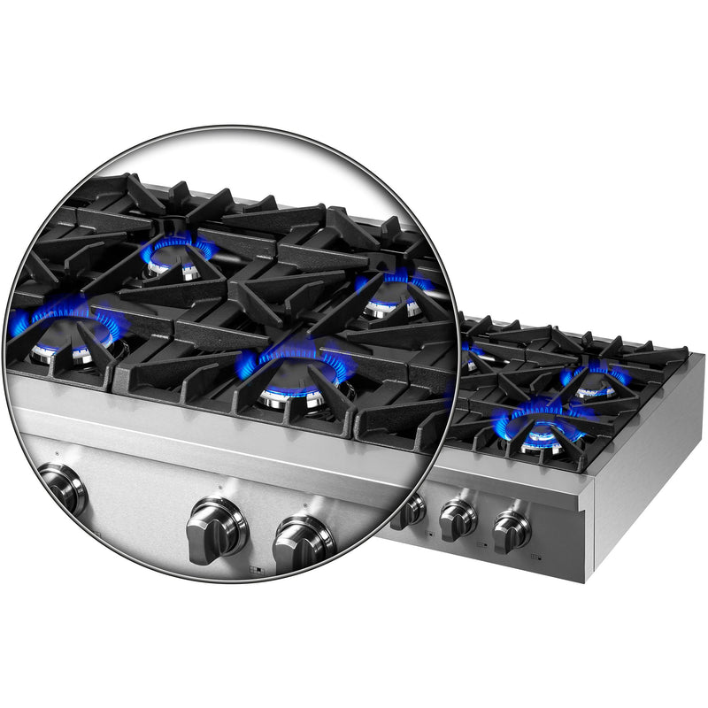  Forno Cossato 48-inch Gas Rangetop FCTGS5737-48 IMAGE 7