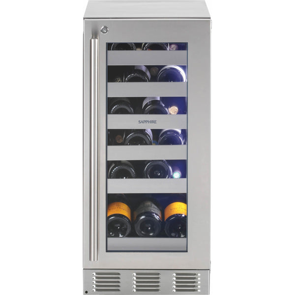 Sapphire 51-Bottle Wine Cooler with Single Zones SW15SZSS IMAGE 1