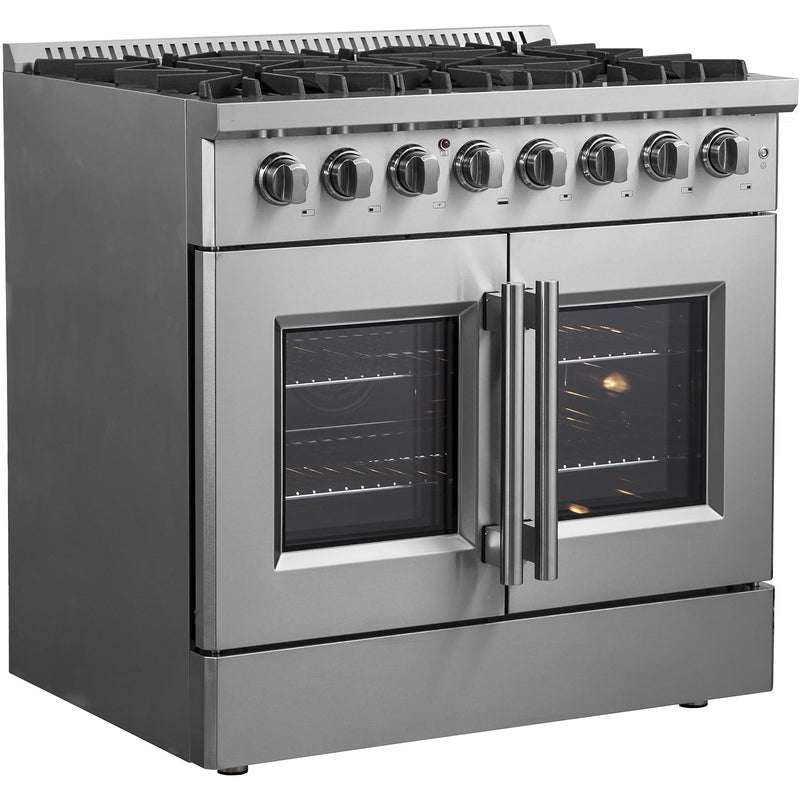  Forno 36-inch Freestanding Dual Fuel Range with True European Convection Technology FFSGS6356-36 IMAGE 3