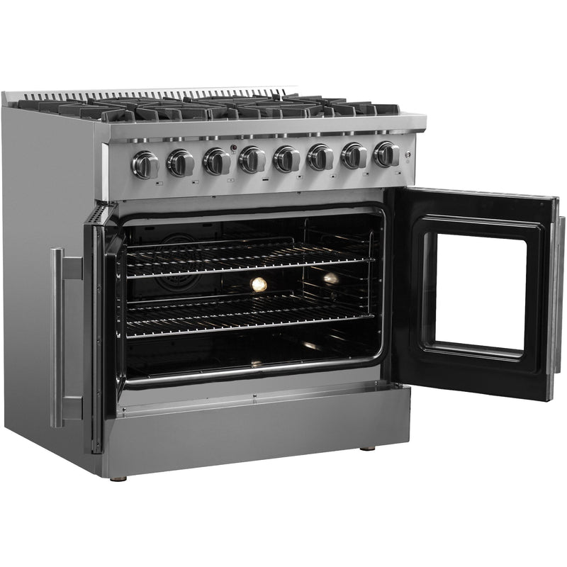  Forno 36-inch Freestanding Dual Fuel Range with True European Convection Technology FFSGS6356-36 IMAGE 4