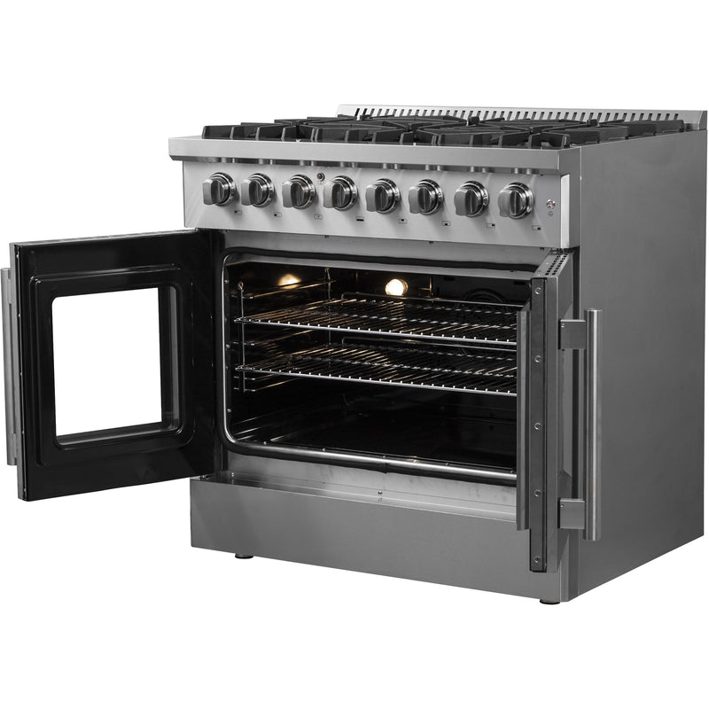  Forno 36-inch Freestanding Dual Fuel Range with True European Convection Technology FFSGS6356-36 IMAGE 6