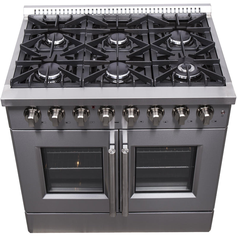  Forno 36-inch Freestanding Dual Fuel Range with True European Convection Technology FFSGS6356-36 IMAGE 7