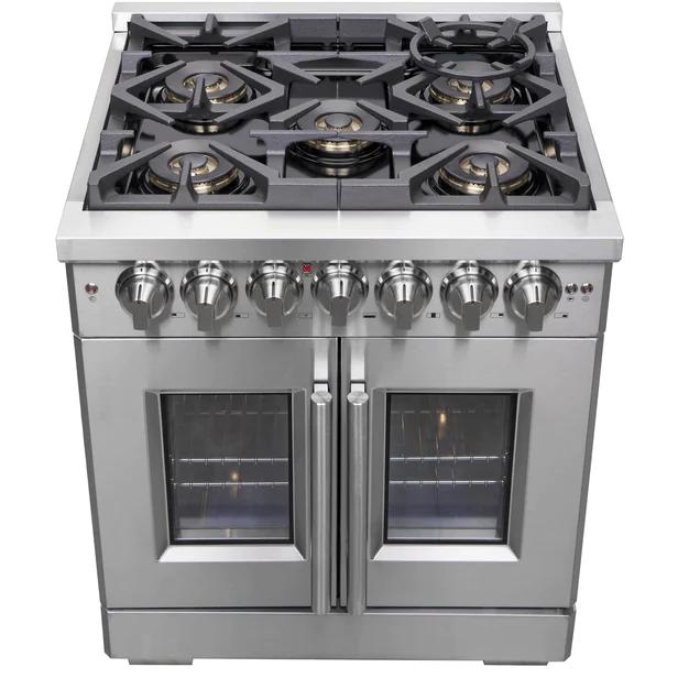  Forno 30-inch Freestanding Dual Fuel Range with True Convection Technology FFSGS6387-30 IMAGE 3
