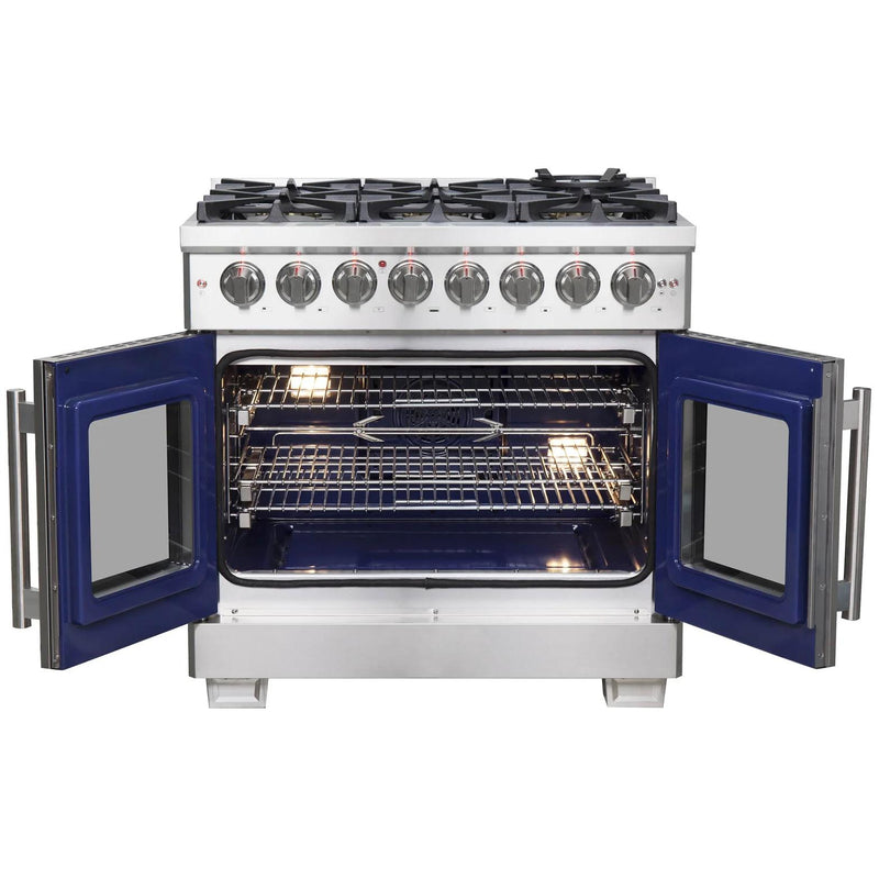  Forno 36-inch Freestanding Dual Fuel Range with True Convection Technology FFSGS6387-36 IMAGE 2