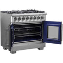  Forno 36-inch Freestanding Dual Fuel Range with True Convection Technology FFSGS6387-36 IMAGE 5