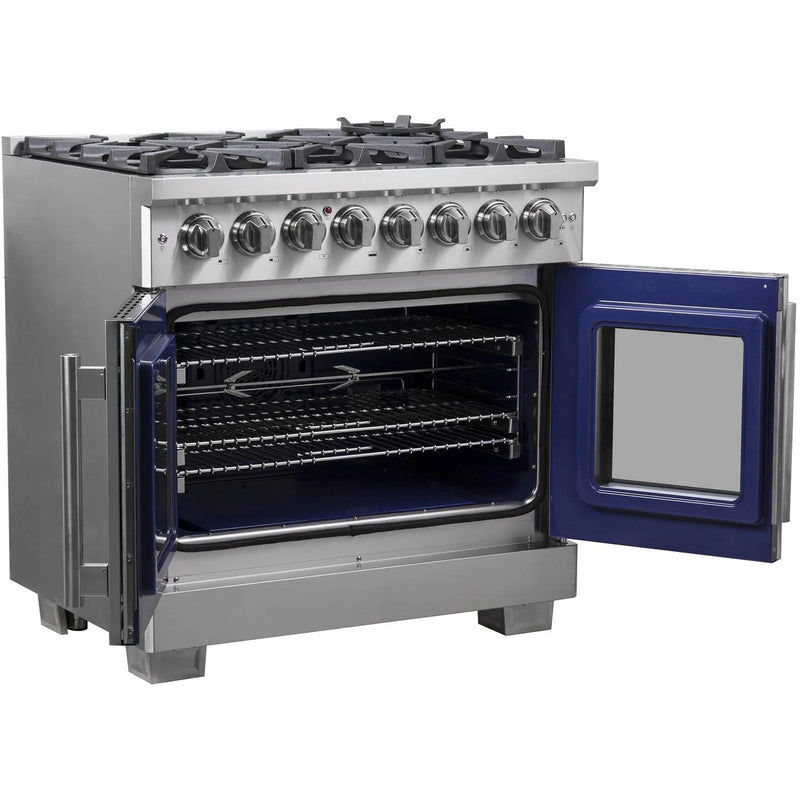  Forno 36-inch Freestanding Dual Fuel Range with True Convection Technology FFSGS6387-36 IMAGE 5