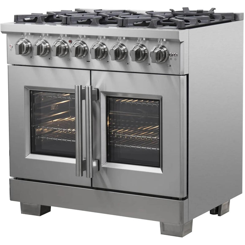  Forno 36-inch Freestanding Dual Fuel Range with True Convection Technology FFSGS6387-36 IMAGE 6