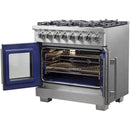  Forno 36-inch Freestanding Dual Fuel Range with True Convection Technology FFSGS6387-36 IMAGE 7