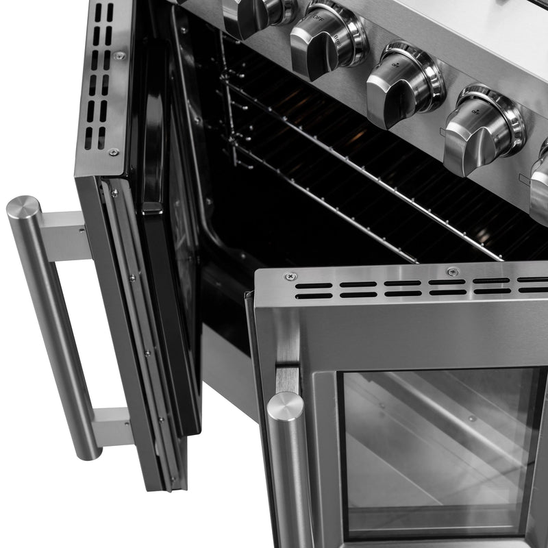  Forno 30-inch Freestanding Dual Fuel Range with French Door FFSGS6356-30 IMAGE 10