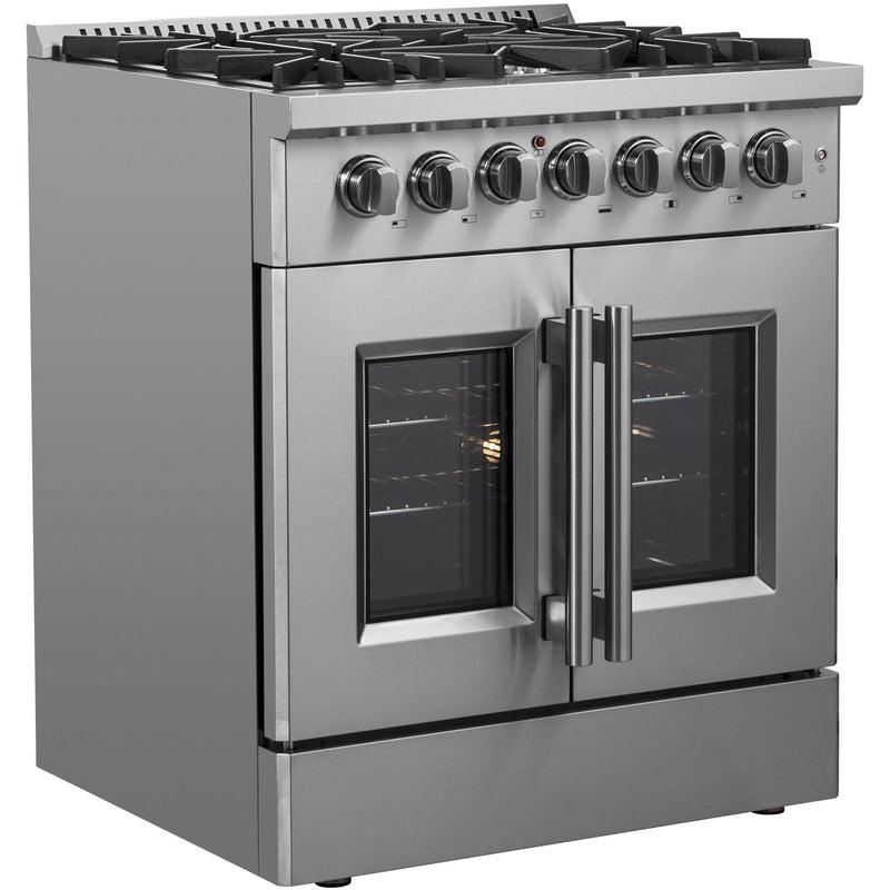  Forno 30-inch Freestanding Dual Fuel Range with French Door FFSGS6356-30 IMAGE 5