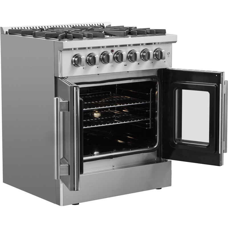  Forno 30-inch Freestanding Dual Fuel Range with French Door FFSGS6356-30 IMAGE 6