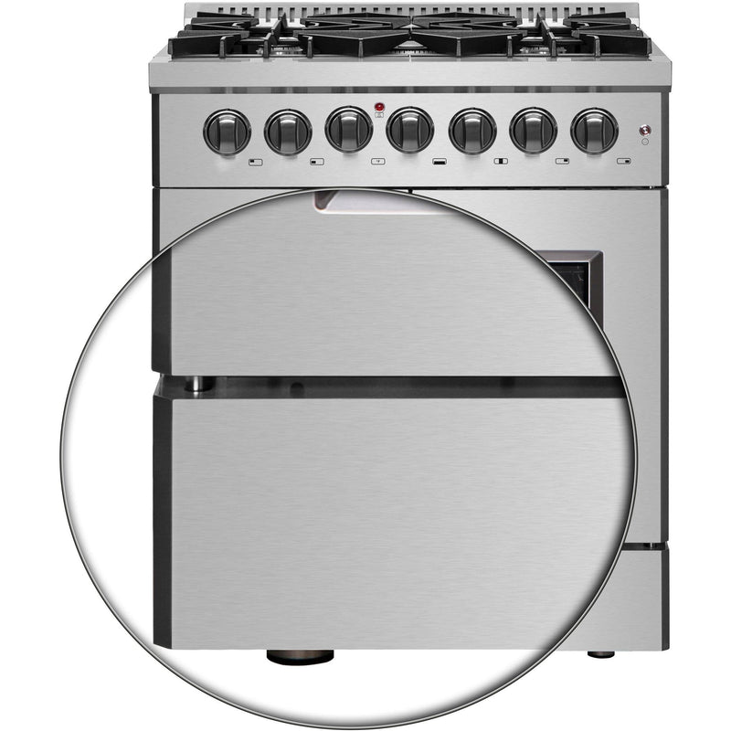  Forno 30-inch Freestanding Dual Fuel Range with French Door FFSGS6356-30 IMAGE 9