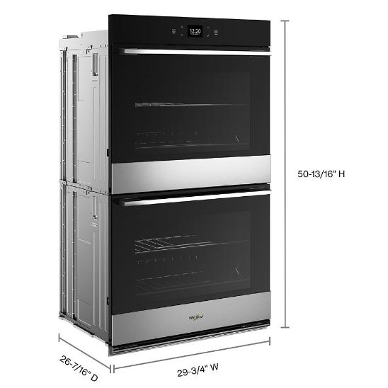 Whirlpool 30-inch, 10 cu. ft. Double Wall Oven with Air Fry Technology WOED5930LZ IMAGE 6