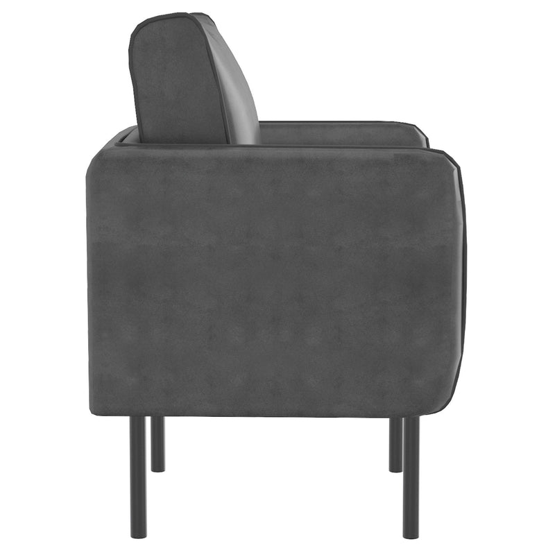 !nspire Ryker Stationary Leather Look Accent Chair 403-590GY IMAGE 5