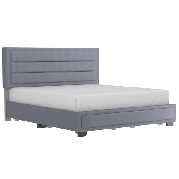 !nspire Russell King Platform Bed with Storage 101-598K-GY IMAGE 1