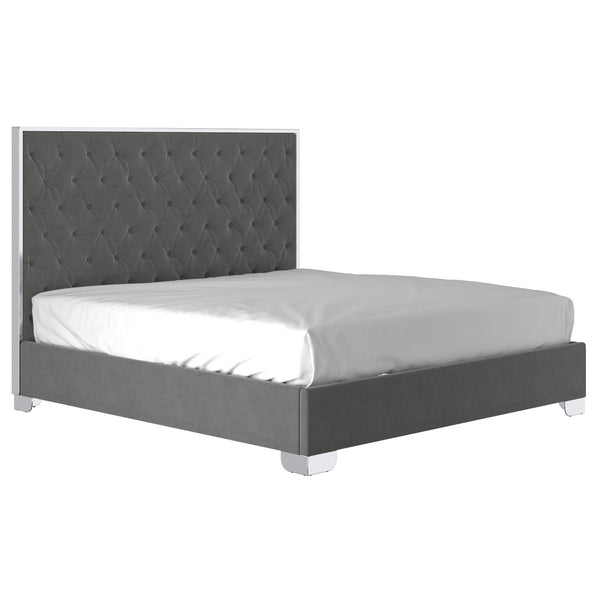!nspire Lucille King Bed 101-596K-GY_CH IMAGE 1