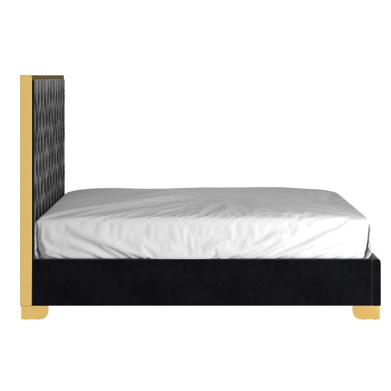 !nspire Lucille Queen Bed 101-596Q-BK_GL IMAGE 3