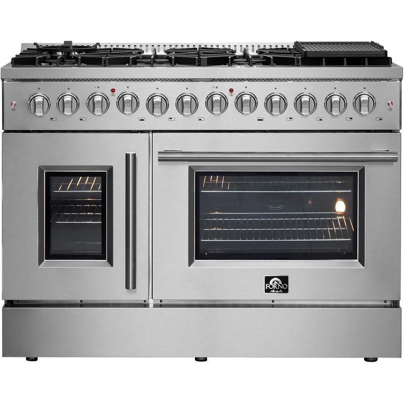  Forno 48-inch Freestanding Dual-Fuel Range with True European Convection Technology FFSGS6356-48 IMAGE 1