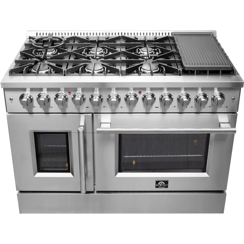  Forno 48-inch Freestanding Dual-Fuel Range with True European Convection Technology FFSGS6356-48 IMAGE 2
