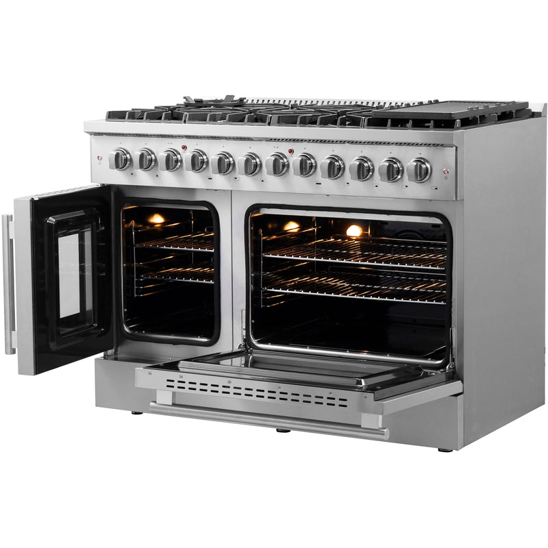  Forno 48-inch Freestanding Dual-Fuel Range with True European Convection Technology FFSGS6356-48 IMAGE 4