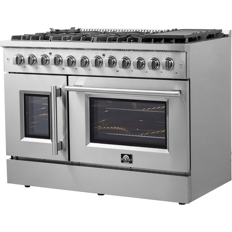  Forno 48-inch Freestanding Dual-Fuel Range with True European Convection Technology FFSGS6356-48 IMAGE 6