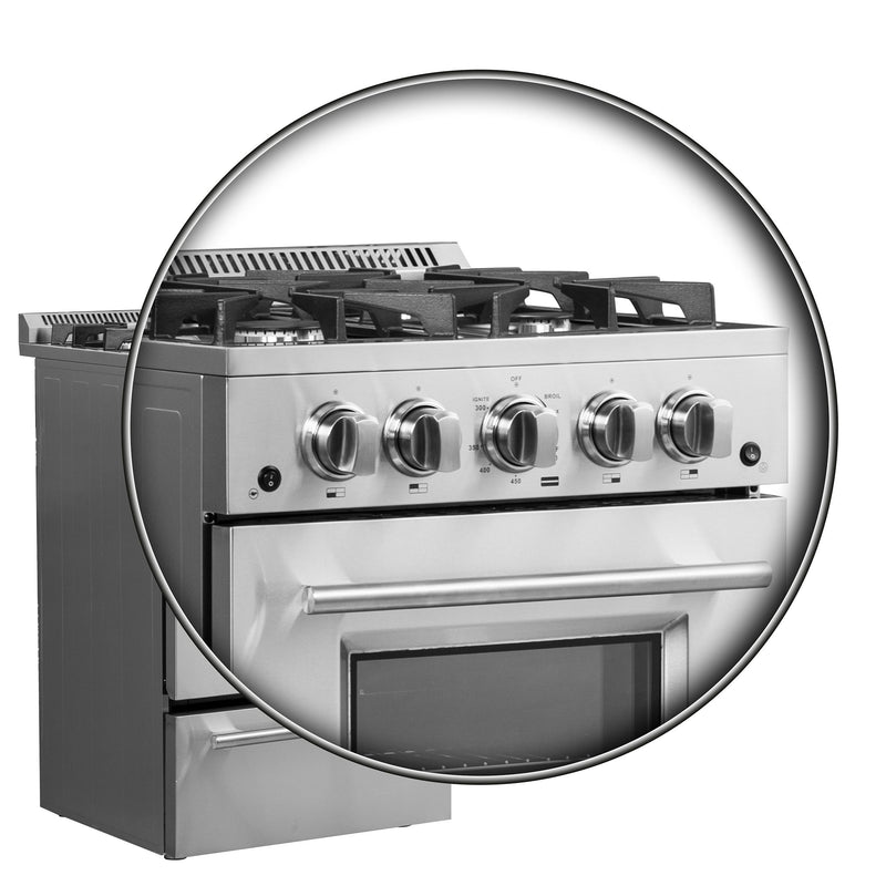  Forno Breno 24-inch Freestanding Gas Range FFSGS6290-24 IMAGE 10