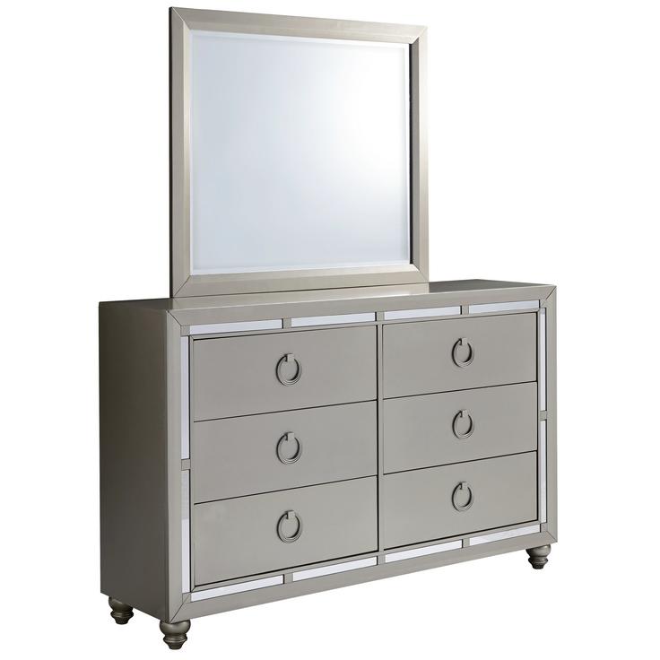 IFDC Luna 6-Drawer Dresser Luna Dresser IMAGE 2